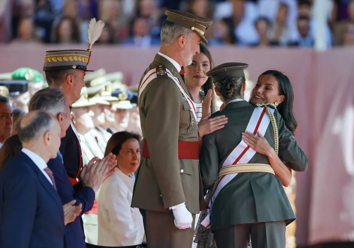 La Princesa de Asturias se despide de Zaragoza como oficial del Ejército