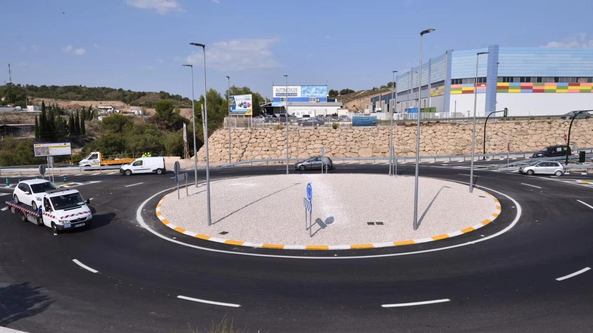 Una rotonda mejora la integración urbana de la N-344 en Las Torres de Cotillas