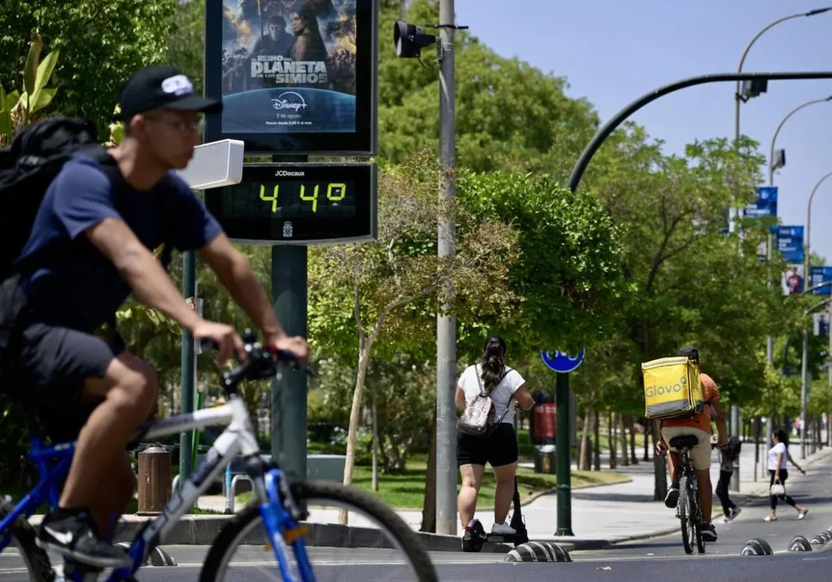 Los municipios de la Región de Murcia que alcanzaron máximas de hasta 44 grados este jueves