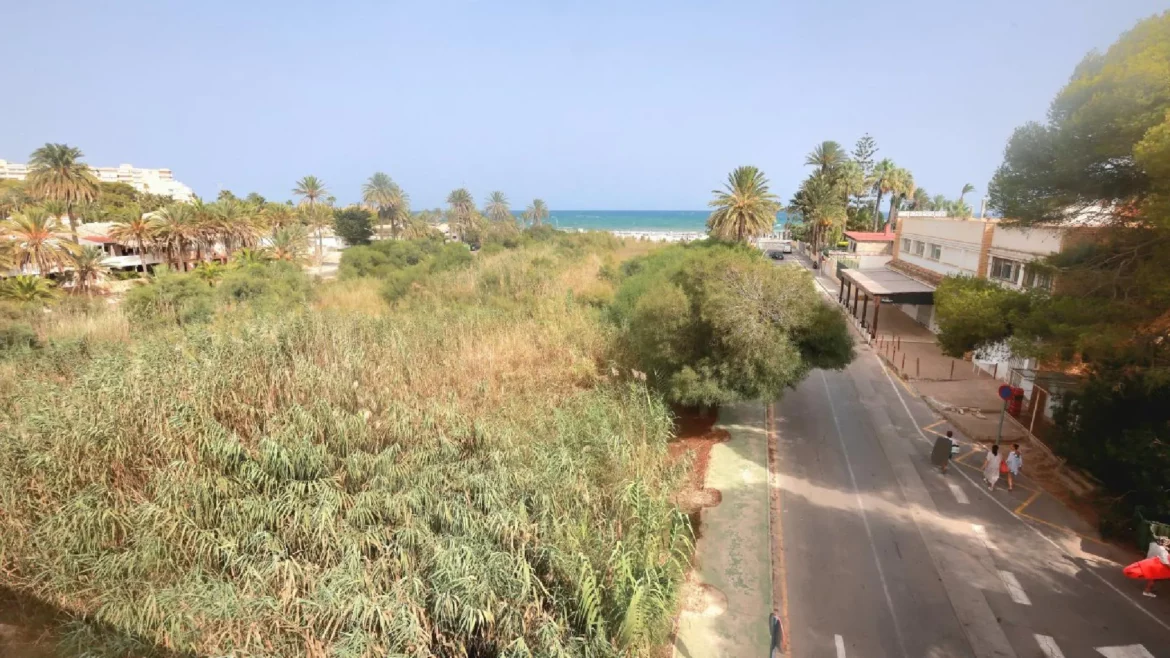 La limpieza de los cauces en la costa de Orihuela se retrasa pese al riesgo por la gota fría