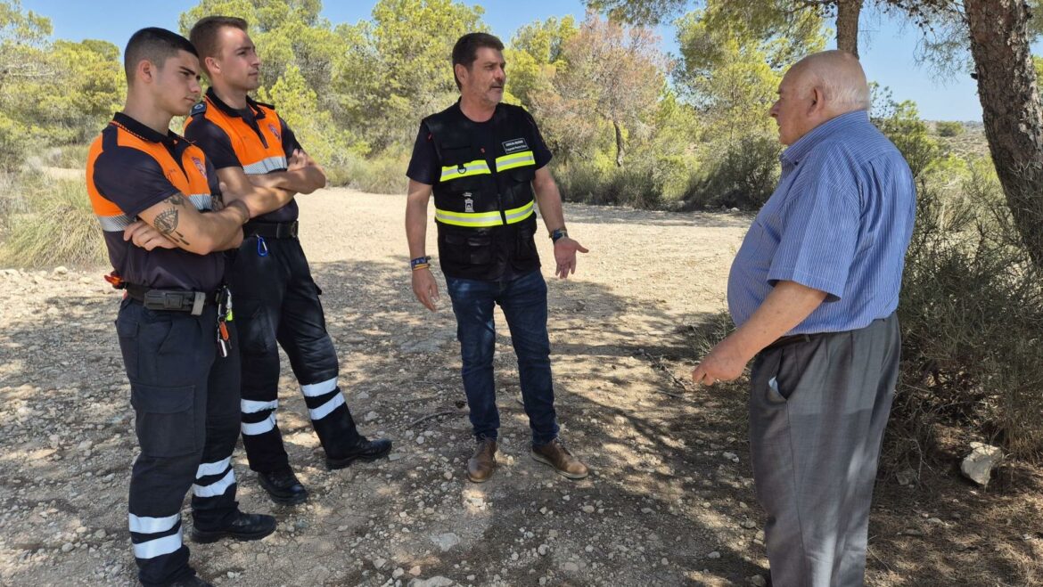 Protección Civil refuerza la vigilancia en Carrascoy-La Murta para prevenir incendios