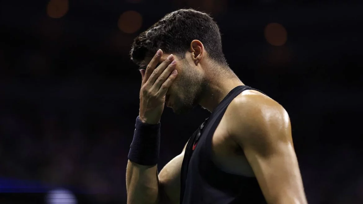 Carlos Alcaraz dice adiós al US Open tras una dura derrota ante Van de Zandschulp