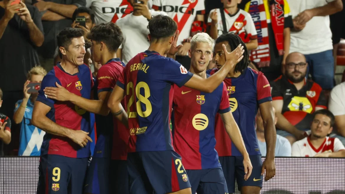 Debut soñado de Dani Olmo en Vallecas