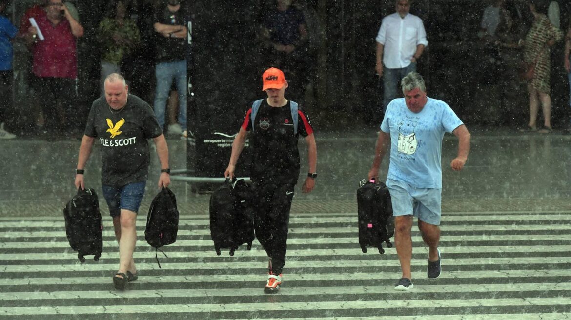 Aemet emite un aviso amarillo por tormentas en varios puntos de la Región para mañana