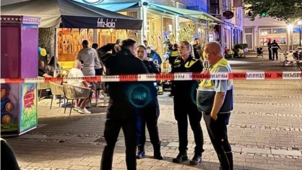 Al menos tres muertos en un apuñalamientio masivo en un festival en Alemania