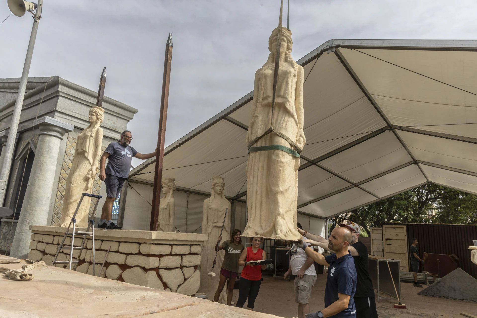 Los preparativos de la batalla de Carthagineses y Romanos