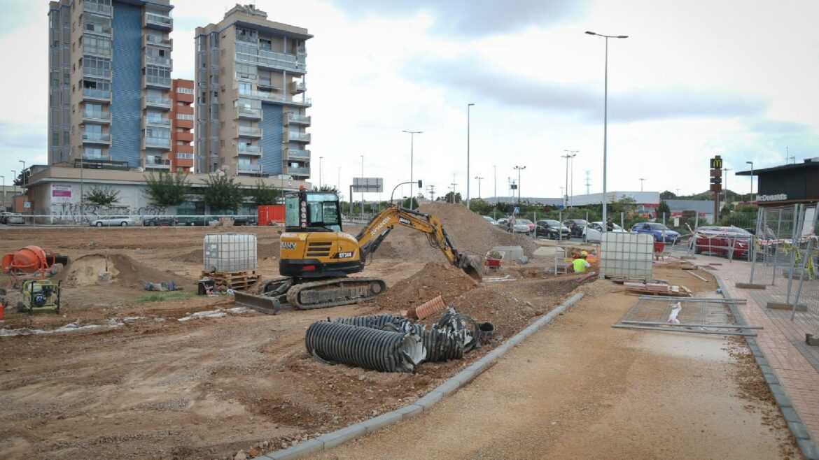 Nuevo acelerón a las obras de conexión de los carriles bici en Cartagena