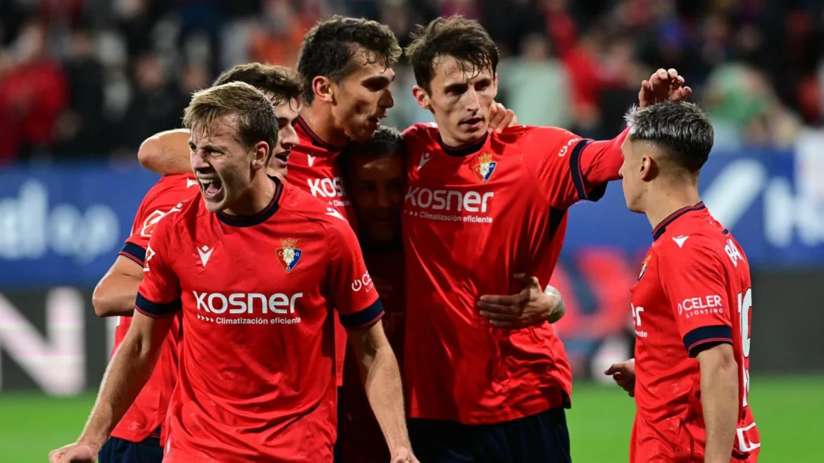 Osasuna tritura a un Barça muy verde