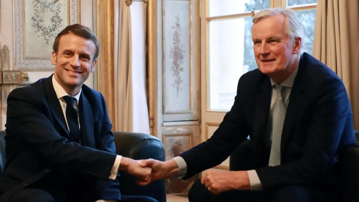 Macron nombra primer ministro al excomisario europeo Michel Barnier tras 51 días de bloqueo