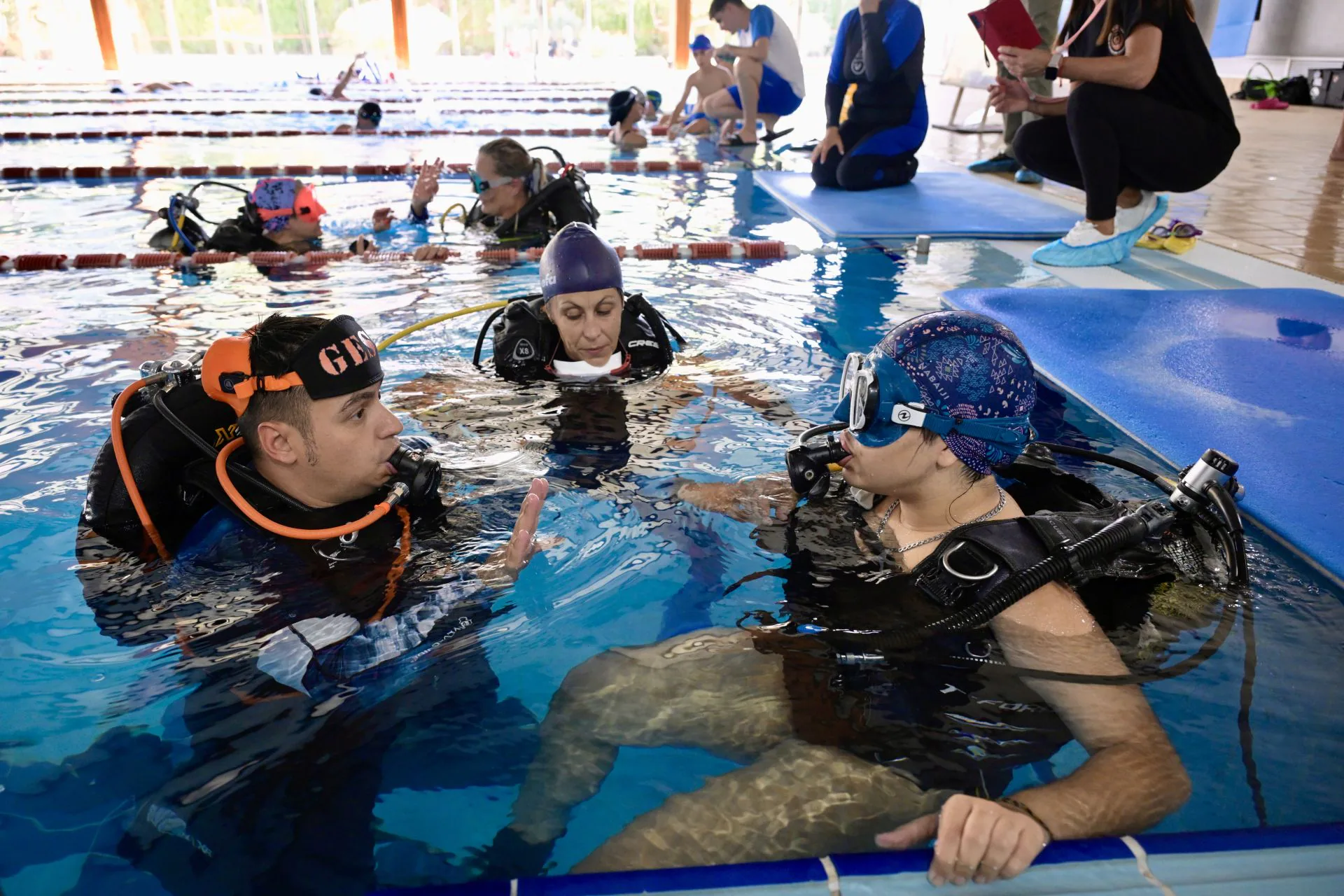 Bautismos de buceo sin barreras