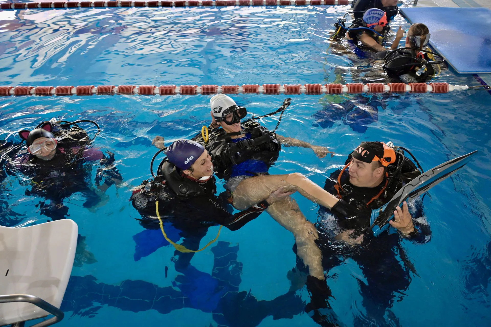 Bautismos de buceo sin barreras