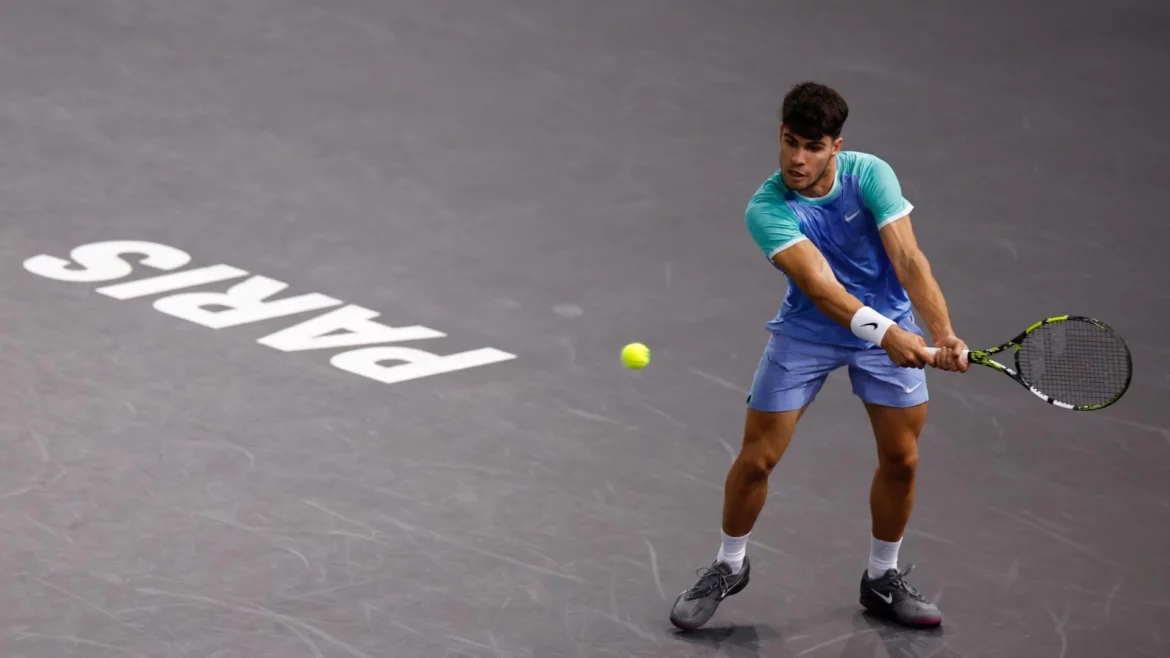 Carlos Alcaraz busca los cuartos de París-Bercy ante Humbert