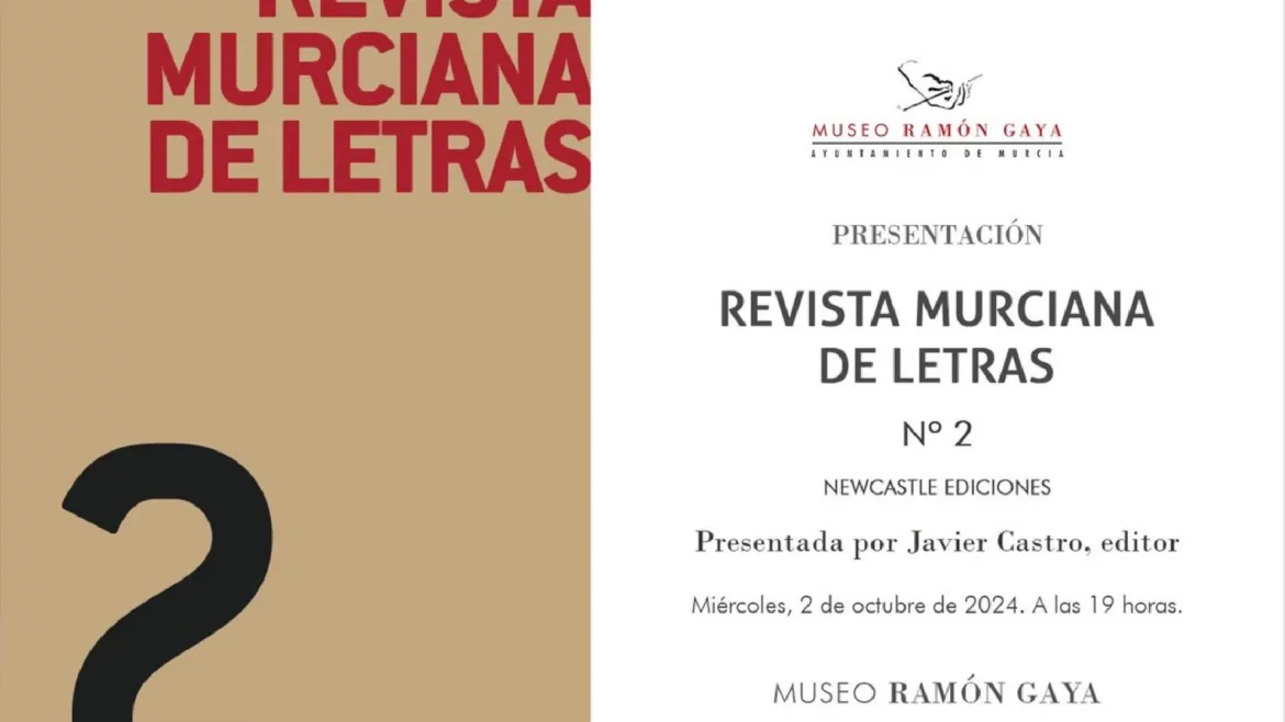 Javier Castro lanza ‘Revista Murciana de Letras’ con 43 reflexiones sobre librerías y bibliotecas