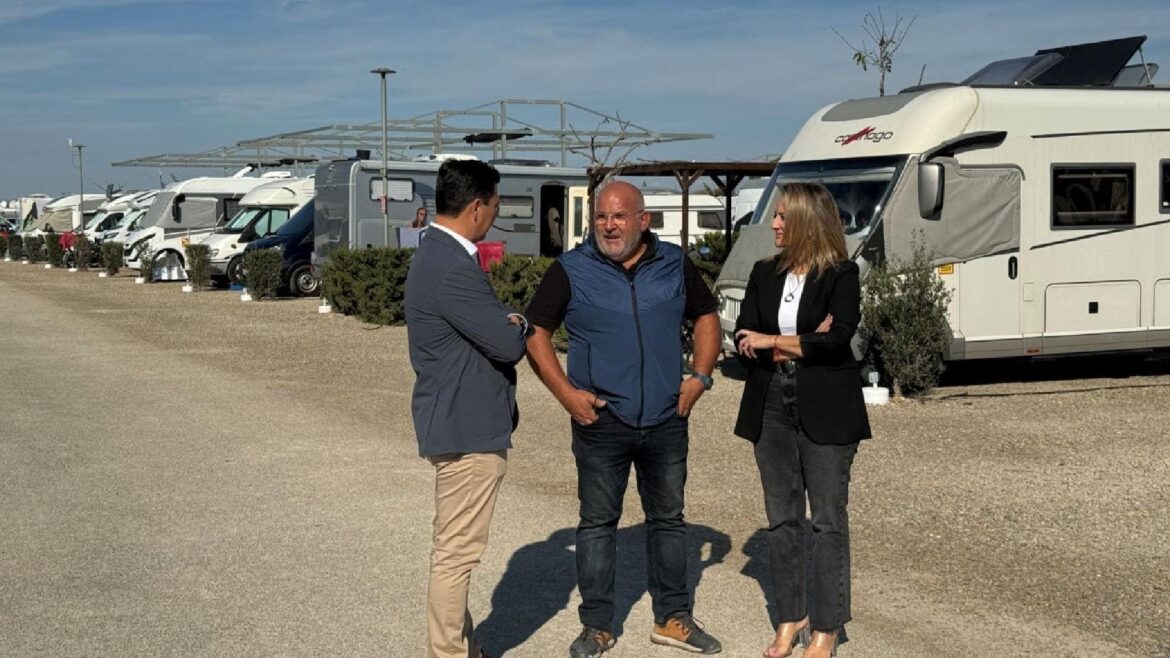 El turismo de autocaravanas roza el 100% de ocupación en San Javier hasta abril