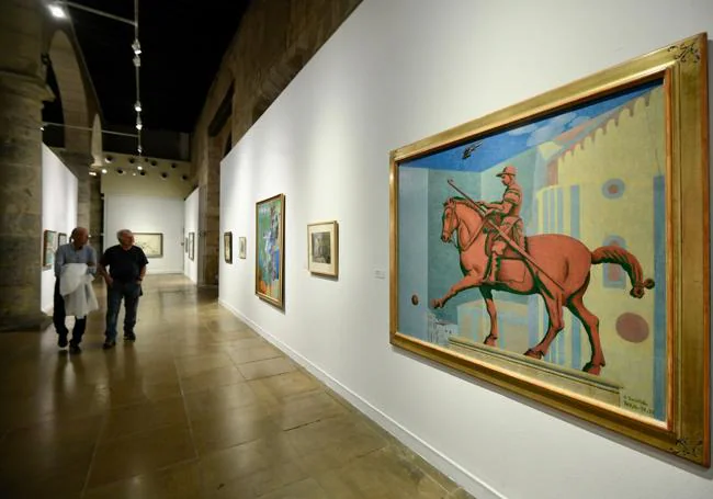 Pedro Borja hace un homenaje al Renacimiento florentino en 'Caballo rojo'.