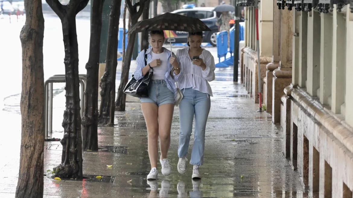 El cambio de tiempo que dejará lluvias en la Región de Murcia esta semana