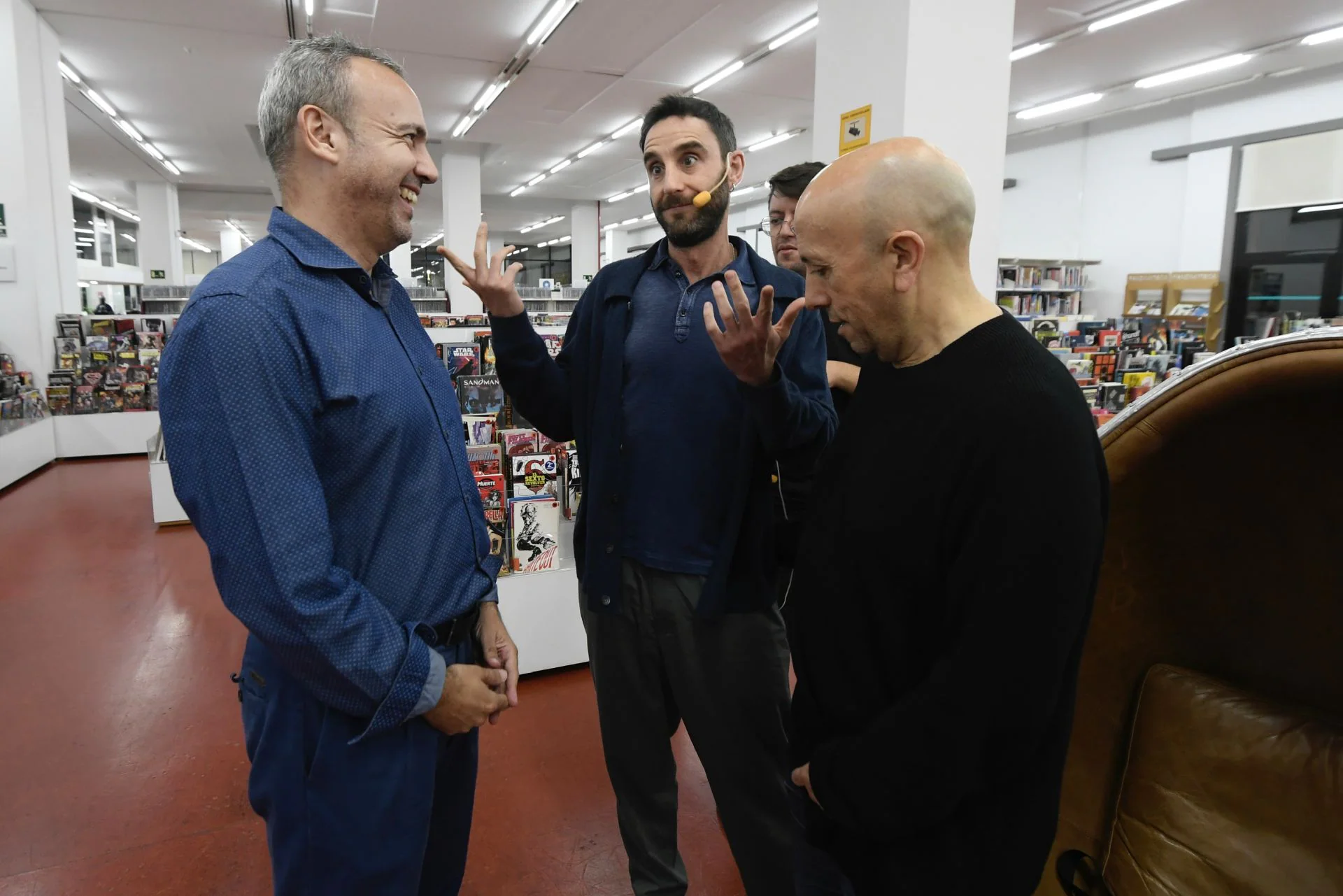 Dani Rovira, en la Biblioteca Regional