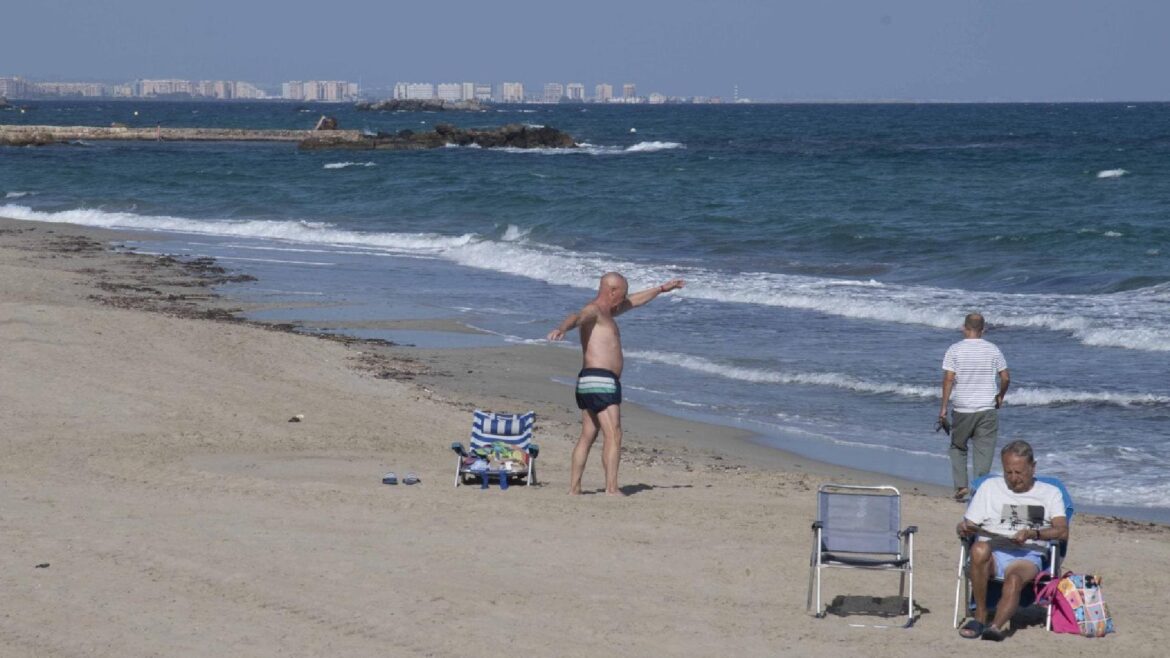 La Manga del Mar Menor, a 18º