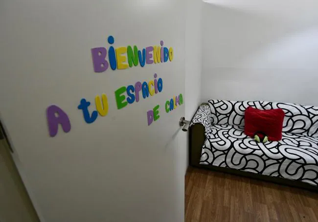 Sala de calma de Heaslip Barber para la relajación de clientes.