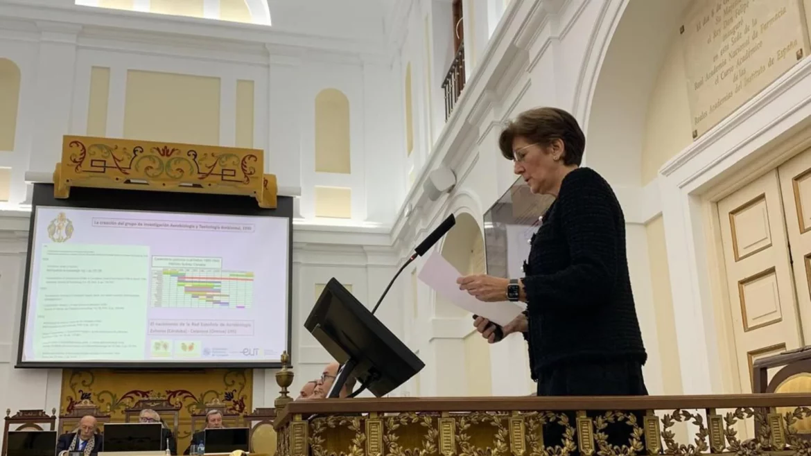 La catedrática de la UPCT Stella Moreno, Académica de Honor de la Academia Iberoamericana de Farmacia