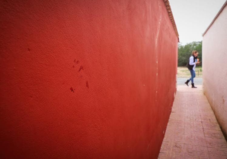 Este lunes, horas después del suceso, todavía se podían observar manchas de sangre en la misma calle, donde sucedieron los hechos.