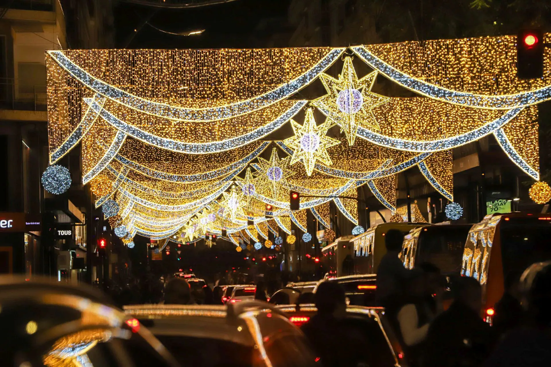 Luces de Navidad en Murcia, este 2024.