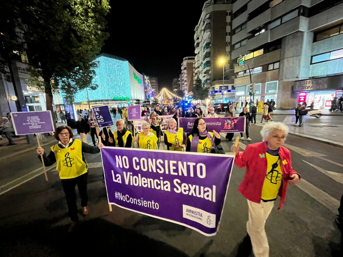 La manifestación del 25N en Murcia, en directo