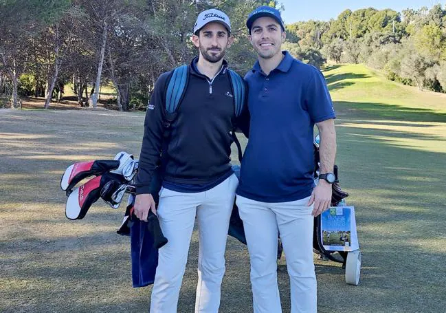 José y Álvaro, dos jóvenes aficionados en la prueba.