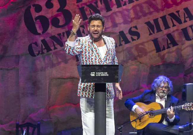 Miguel Poveda dio el pregón del Cante de las Minas.