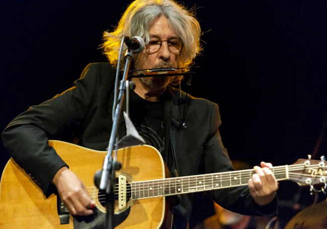 Nacho Para en el concierto que ofreció Bantastic Fand en el Auditorio Víctor Villegas en 2021.