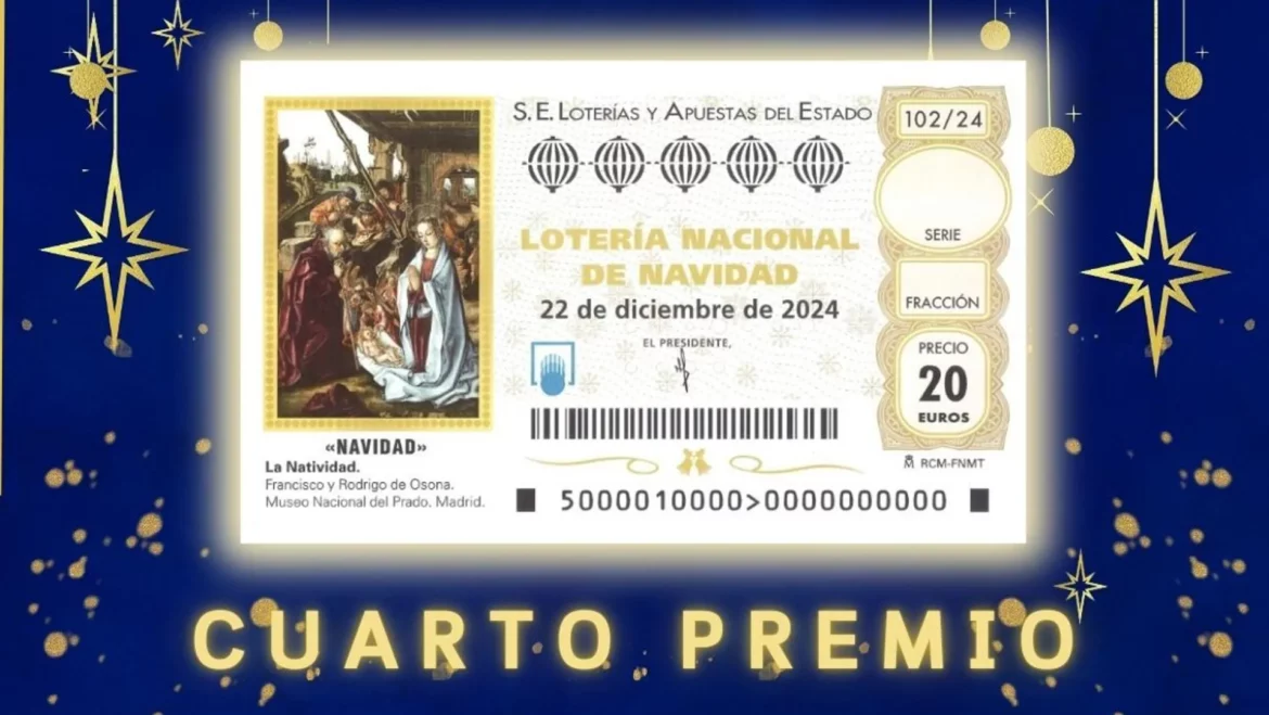 El 77768, primer cuarto premio de la Lotería de Navidad