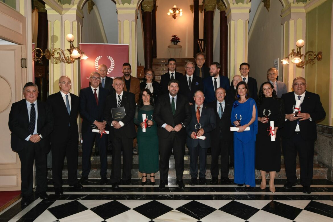 La entrega de los Laureles del Colegio de Periodistas de la Región de Murcia, en imágenes