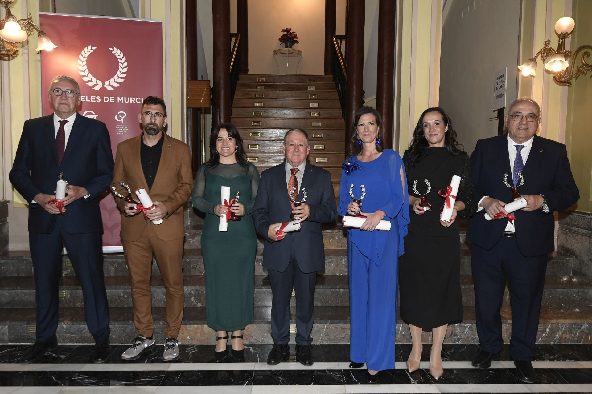 La entrega de los Laureles del Colegio de Periodistas de la Región de Murcia, en imágenes