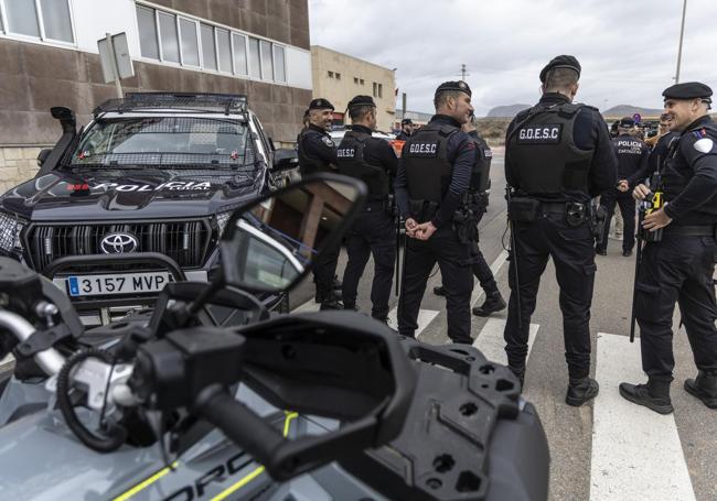 Efectivos de la Policía Local de Cartagena, en una imagen de archivo.