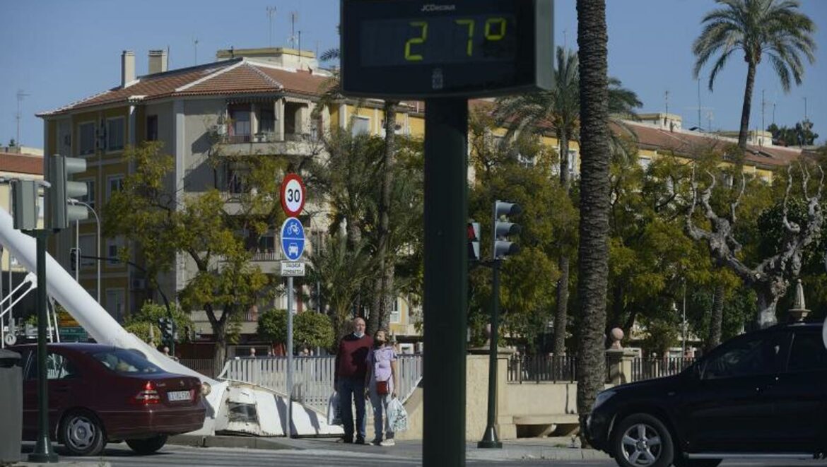 La Región de Murcia vivió el quinto enero más cálido de la serie histórica