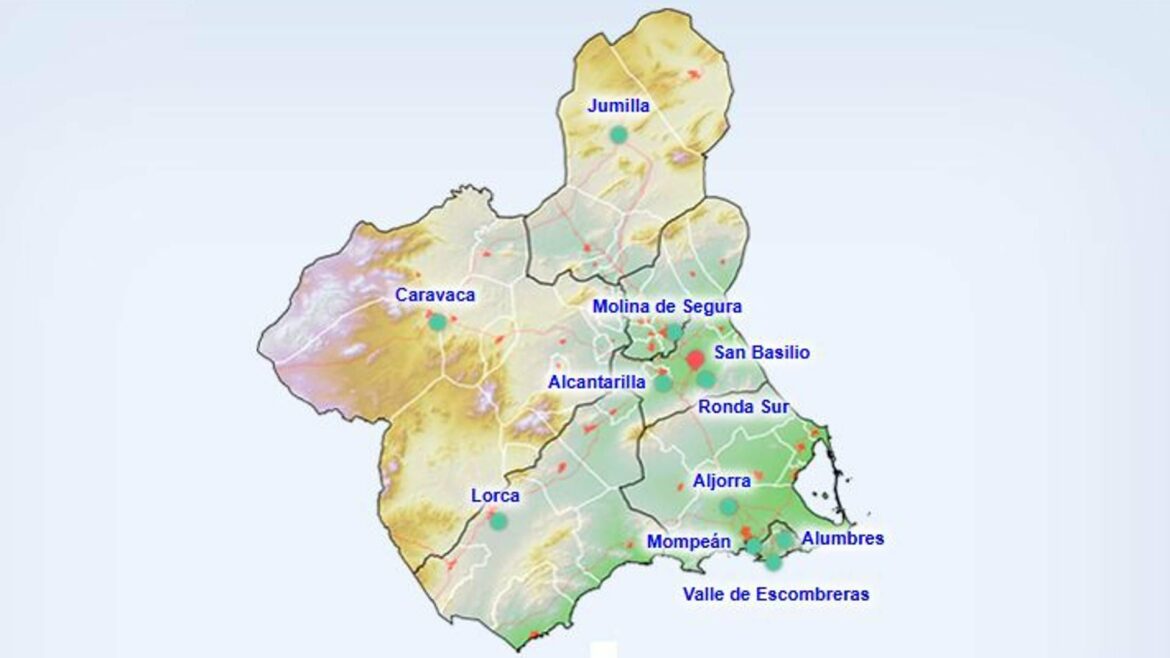 Murcia amanece con mala calidad del aire