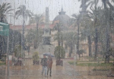 Aemet activa los avisos amarillos por lluvia para este domingo en la Región