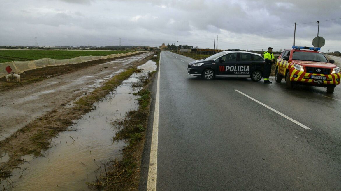 Así hemos narrado la última hora del temporal en la Región de Murcia