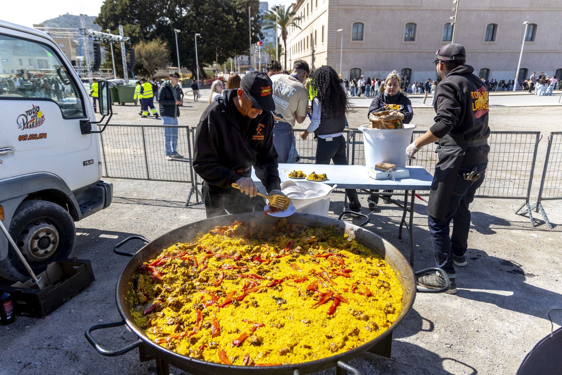 Las paellas en la Universidad Politécnica de Cartagena, en imágenes