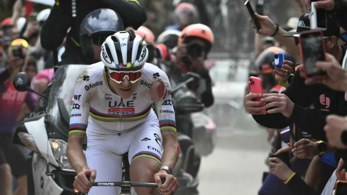 Pogacar y su histórica victoria en la Strade Bianche