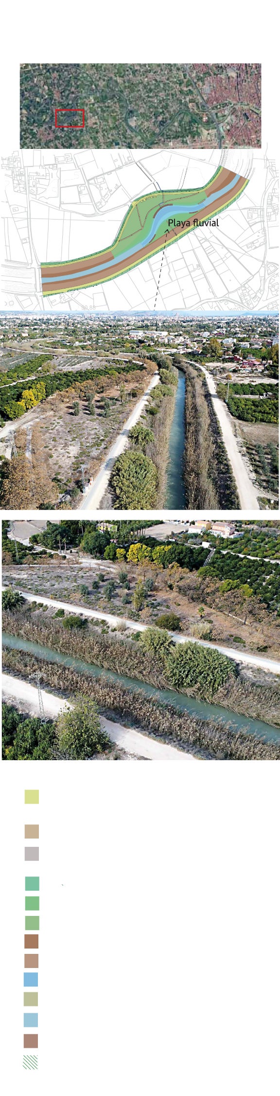 El Ayuntamiento aclara que la futura playa fluvial en Murcia «no estará destinada al baño»