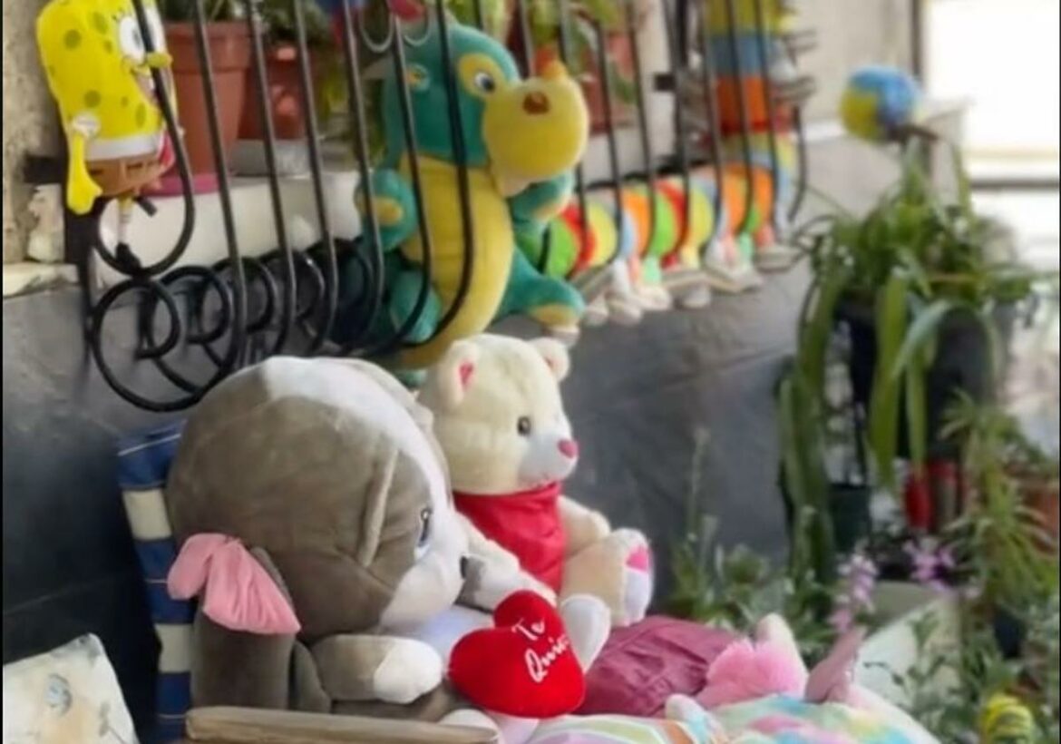 Esta es la calle «más curiosa» de Murcia: está adornada con decenas de peluches y muñecos