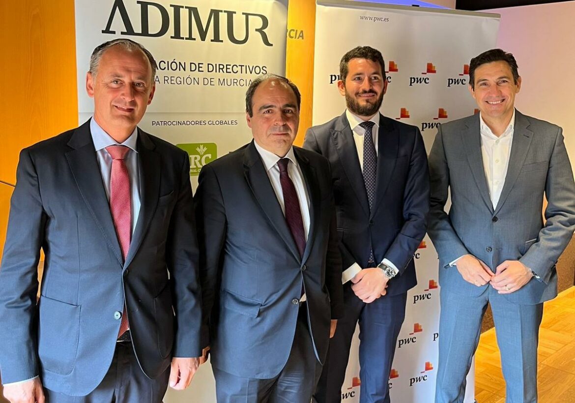 ADIMUR y PwC reúnen en Murcia a líderes empresariales para analizar el contexto macroeconómico y las claves del mercado de fusiones y adquisiciones