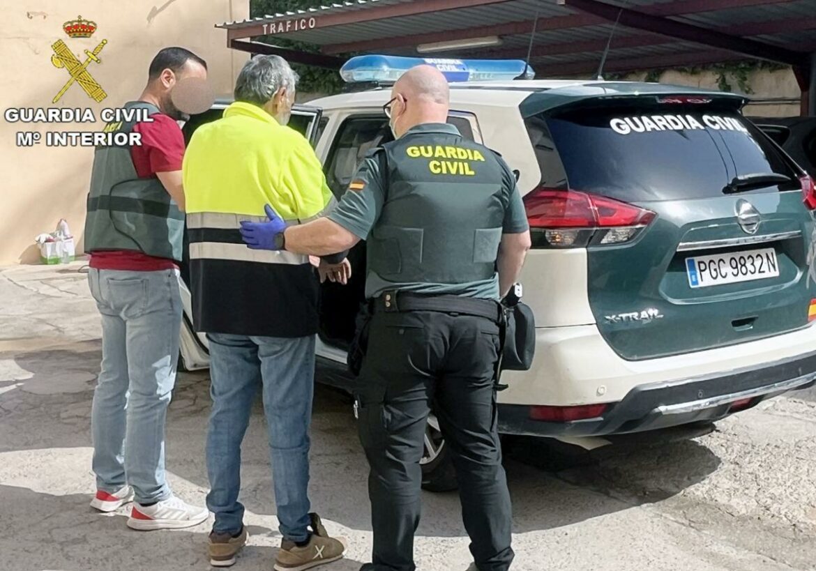 Arrestado un hombre de 70 años por matar a otro de 74 a tiros en Archena