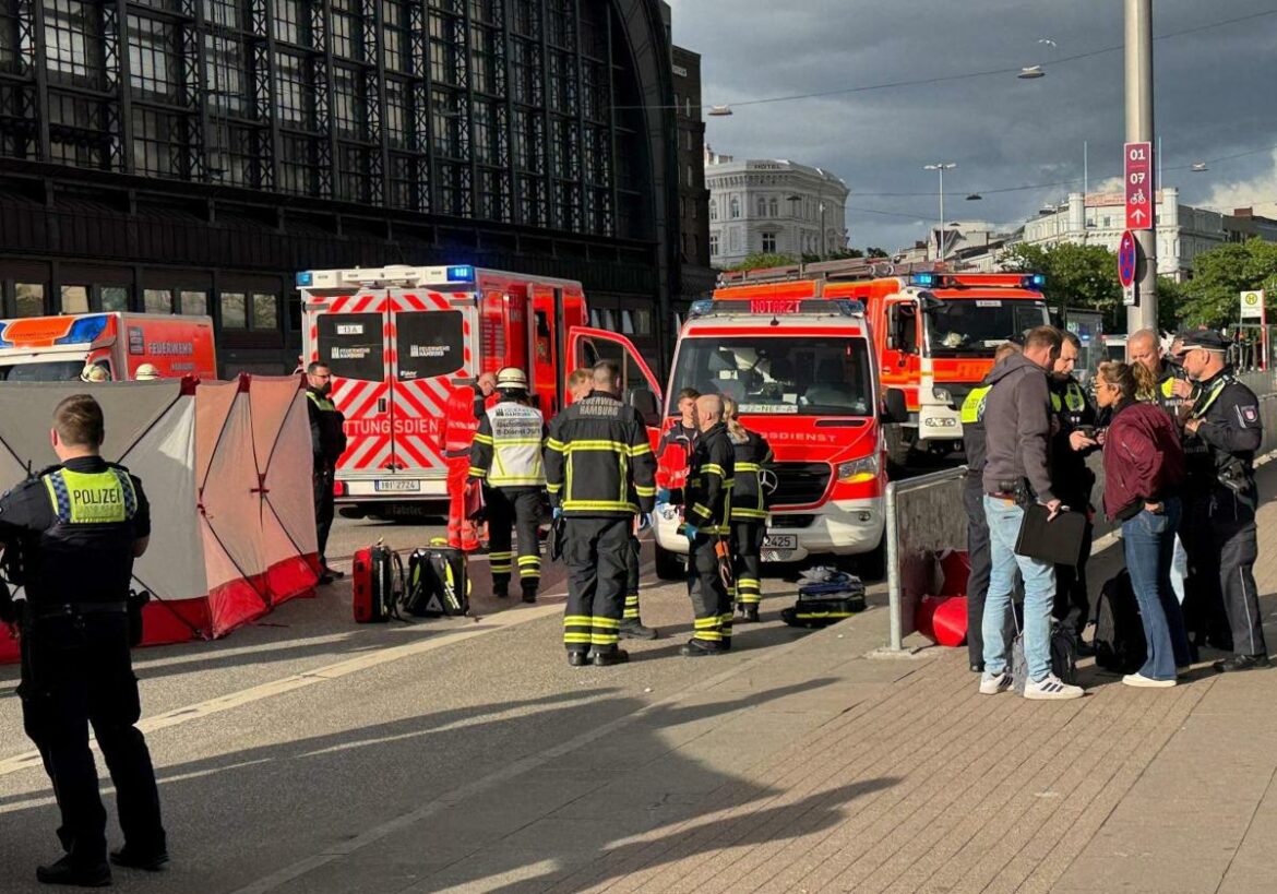 Doce heridos tras ser atacados por una mujer con un cuchillo en Hamburgo