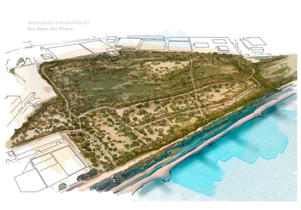 Expropian suelo para dos humedales seminaturales junto al Mar Menor
