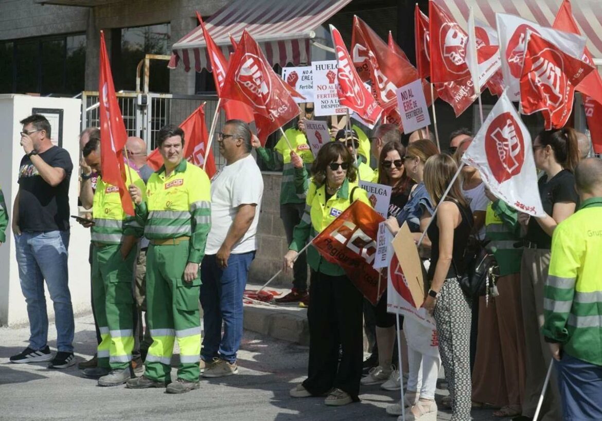 Desconvocan la huelga en Fertiberia con un preacuerdo de 45 días por año en el ERE