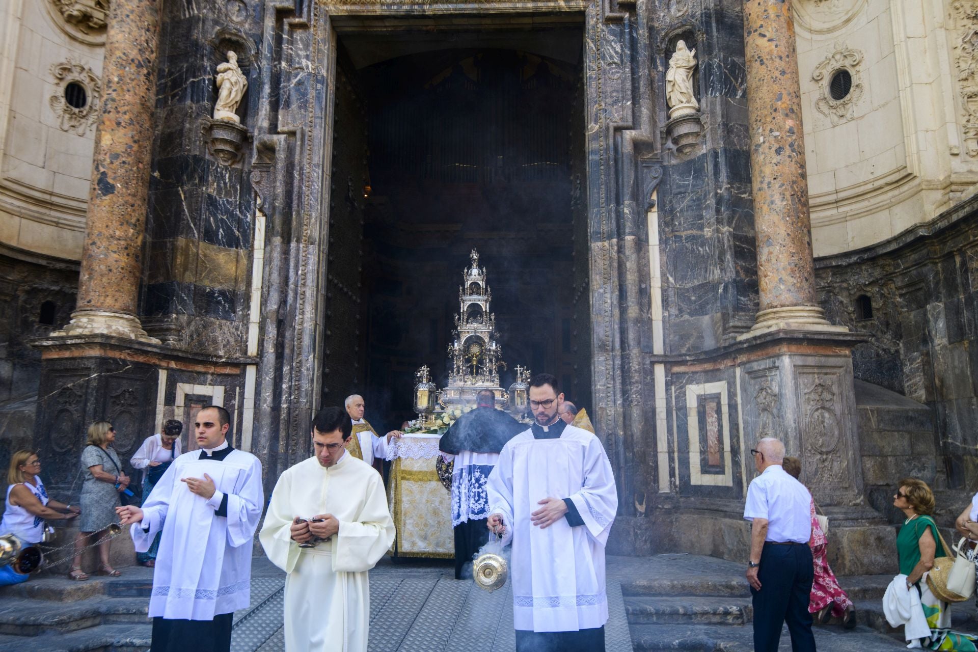 La procesión del Corpus Christi de Murcia, en imágenes