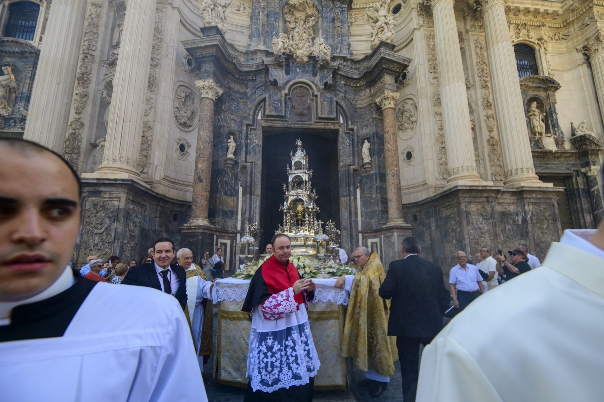 La procesión del Corpus Christi de Murcia, en imágenes