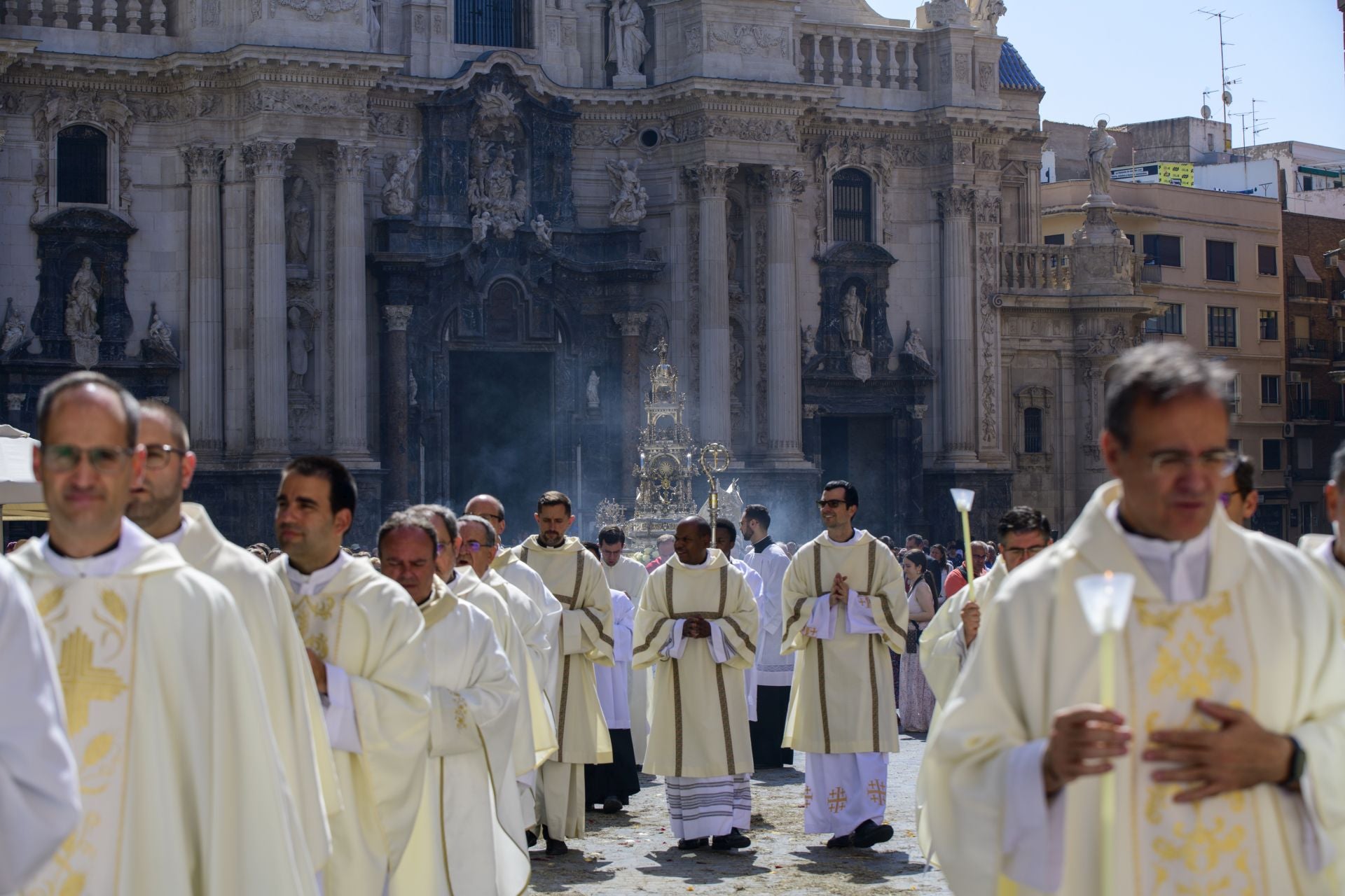 La procesión del Corpus Christi de Murcia, en imágenes